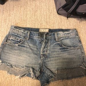 Free people shorts size 25